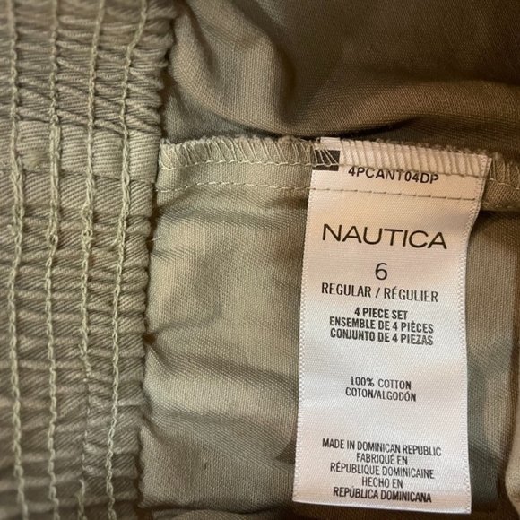 Boys Nautica Button Up Shirt, Tie and Khaki Set - Picture 9 of 9